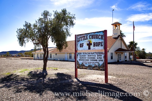 "Little Church of Hope"
Salome, AZ.